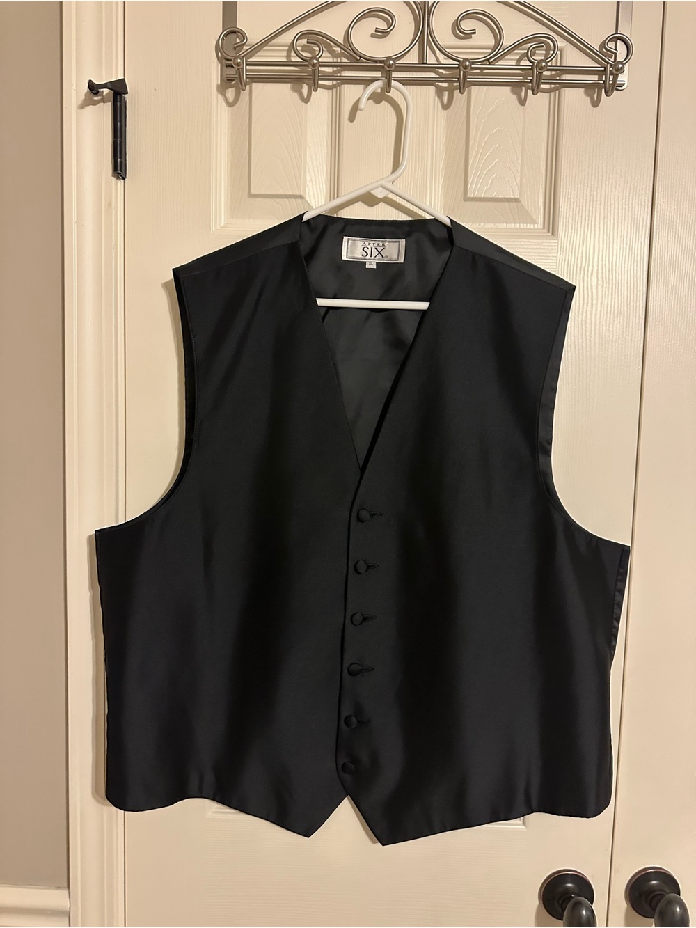 After Six Black Men's Formal Dress Vest